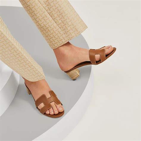 hermes sandals with heels